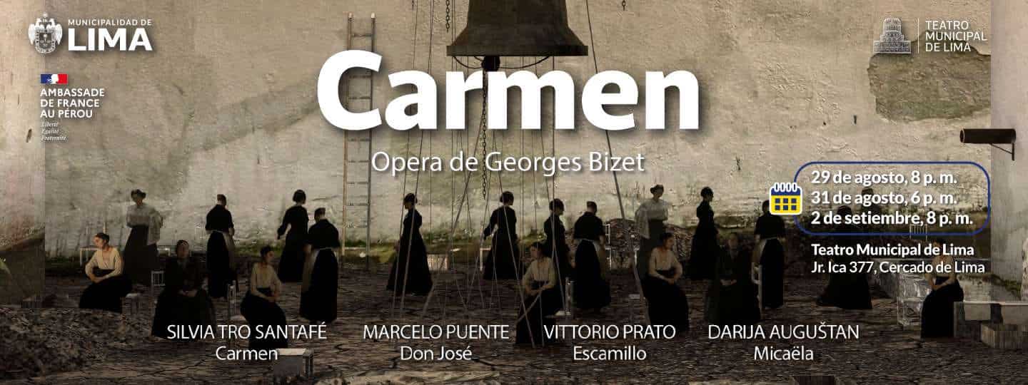 Carmen: La pasión de la ópera llega al Teatro Municipal de Lima