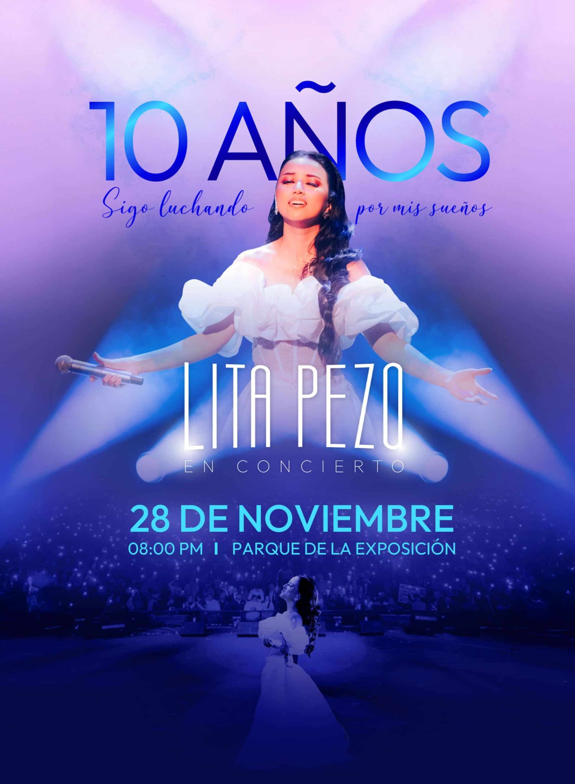 Lita Pezo celebra 10 años de música con un concierto inolvidable en Lima