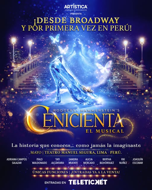 “Cenicienta, El Musical” llega a Lima: magia, fantasía y una superproducción internacional