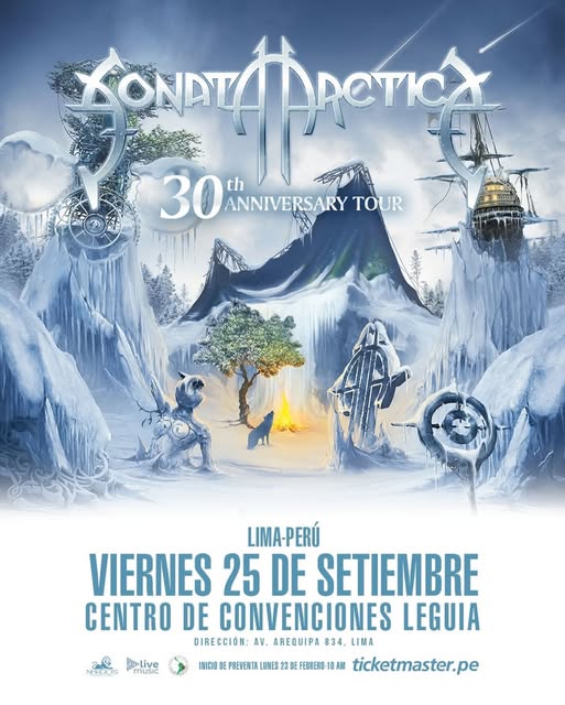 Sonata Arctica en Lima 2026