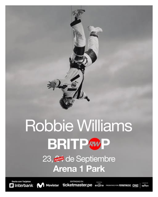 Robbie Williams abre segunda fecha en Lima tras agotar su primer concierto