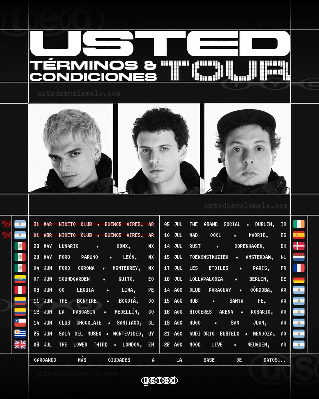 Usted Señálemelo anuncia su esperado concierto en Lima como parte de su gira internacional