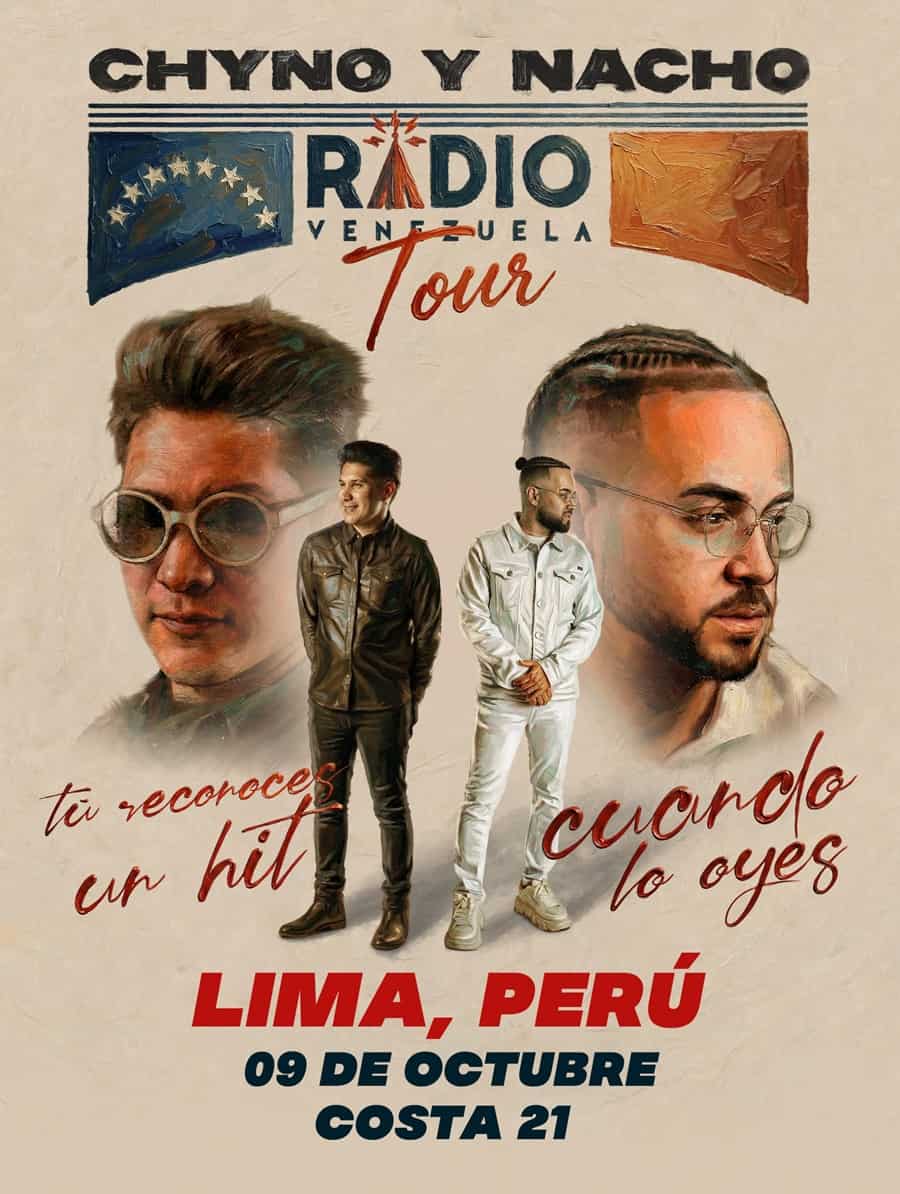 Chyno y Nacho anuncian preventa para su esperado Tour 2026 en Lima