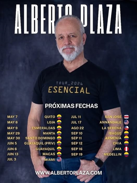 Alberto Plaza llega a Lima con su “Tour Esencial”: una noche íntima para sentir, cantar y recordar