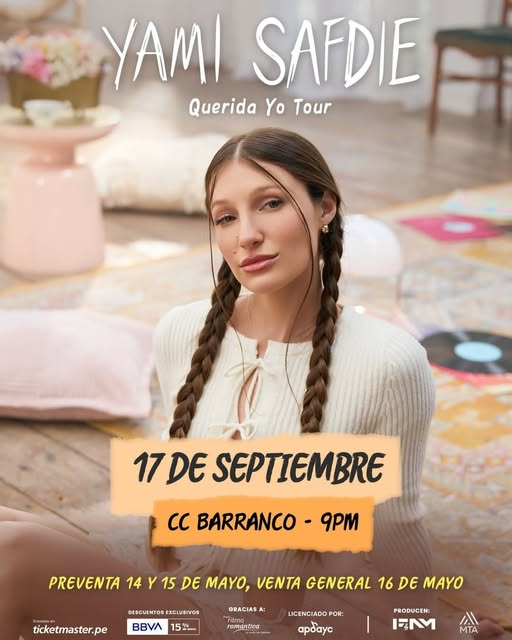 Yami Safdie llega a Lima con su esperado “Querida Yo Tour”