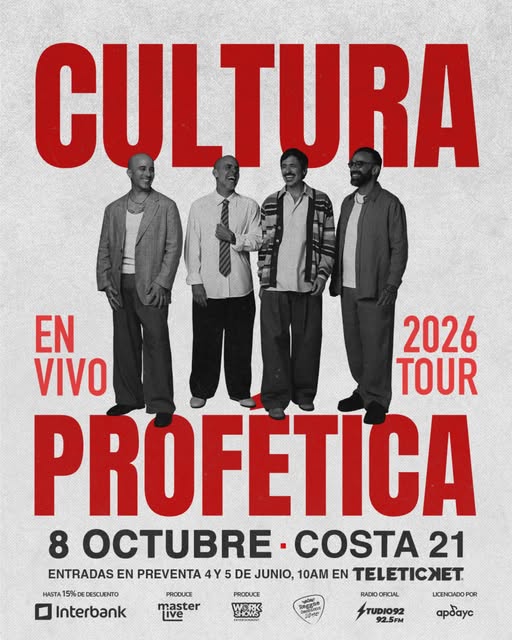 Cultura Profética regresa a Lima con su “En Vivo Tour 2026”