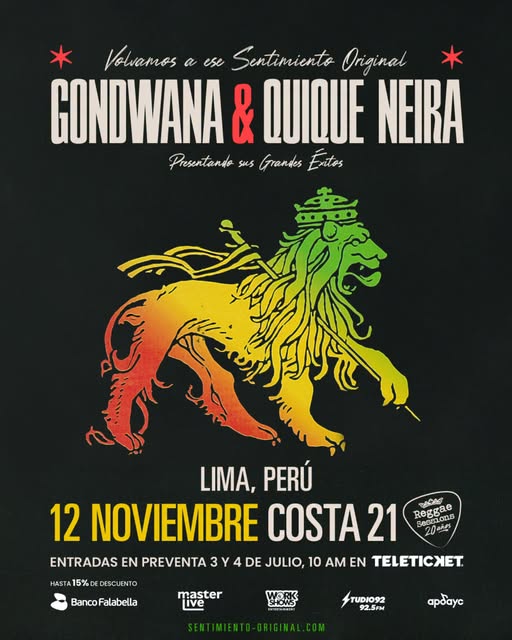 Gondwana y Quique Neira se reencuentran en Lima después de 23 años: fecha, lugar y venta de entradas