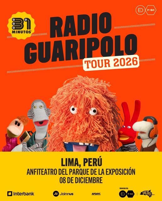31 Minutos llega a Lima con el Radio Guaripolo Tour