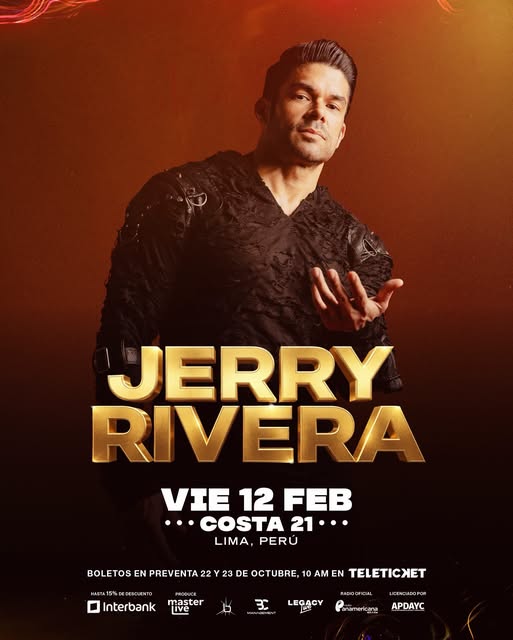 Jerry Rivera en Lima 2027